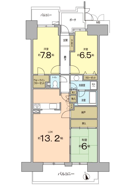 のむら貝塚ガーデンシティ七番館